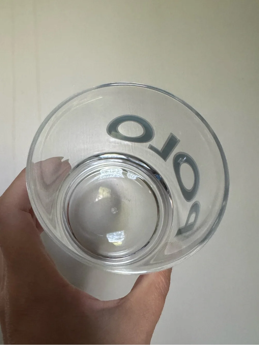 Polo by Ralph Lauren Clear Plastic Tumbler Set with Green Logo